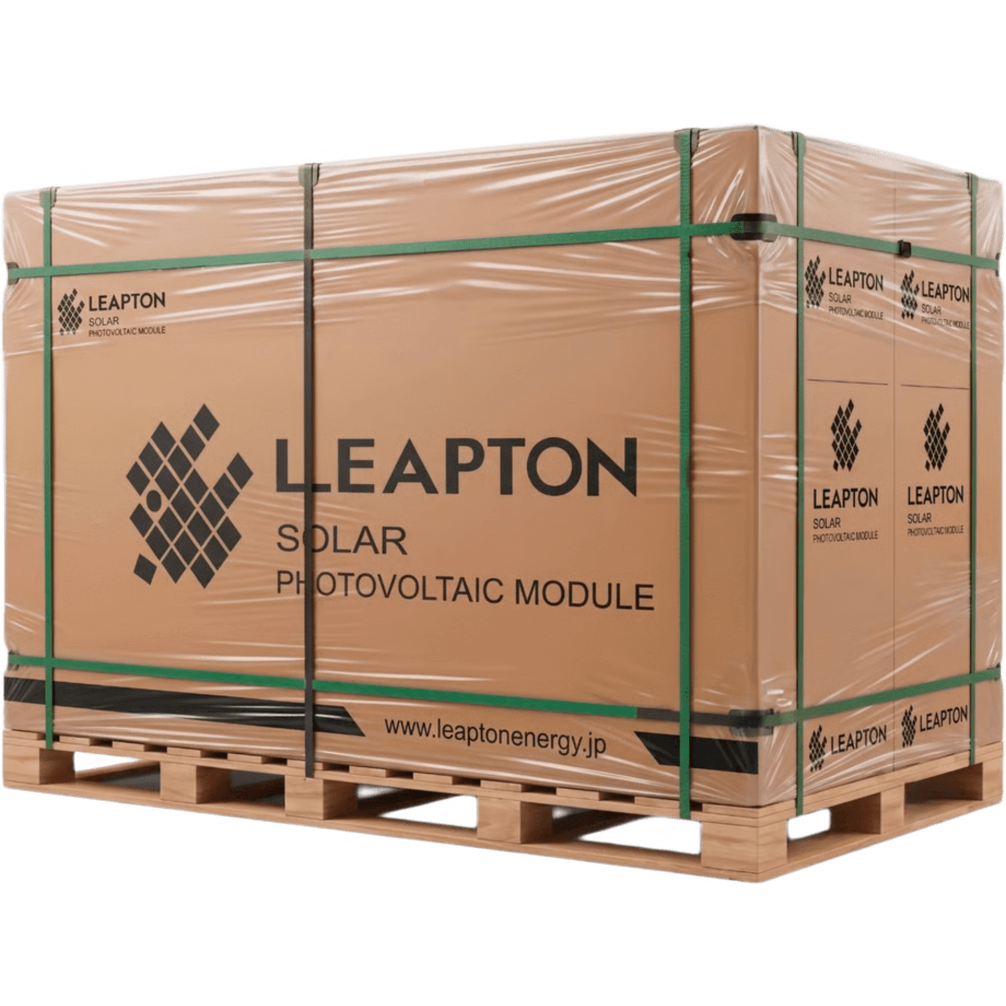 Leapton lp182*210m66nb620wblk/37pallet Pallet con 37 piezas de Modulo Solar LP182*210M66NB620WBLK, 620 W BIFACIAL, 49.75 Vcc, Monocristalino TOPCon