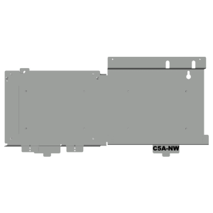 Notifier chs-adp Placa adaptadora de conversión para montar chasis serie CAB-4 en cajas traseras serie CAB-5 de gabinetes para paneles de alarma contra incendio NOTIFIER