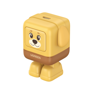 Ugreen x608 Cargador UNO Animal Puppy 30W GaN / Diseño Canino / USB-C / Compacto 34x34.9x44.4 mm (1.34x1.37x1.75 in) / Multi-Voltaje 5V-20V / Protección Avanzada