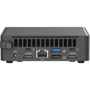 Asus boxnuci7all Mini PC ASUS NUC 15 Pro / Intel Core 7 240H / Incluye Memoria Ram SSD y Sistema Operativo / Wi-Fi 7 / Bluetooth 5.4 / 2.5GbE / 4x Pantallas 4K / Thunderbolt 4
