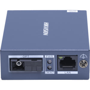Hikvision ds-3d01t-a(b)/demo Convertidor Fibra Óptica / Transmisor / Monomodo (TX) / 1 Puerto SFP (SC) 100 Mbps / 1 Puerto RJ45 10/100 Mbps / HASTA 20 KM / Plug and Play