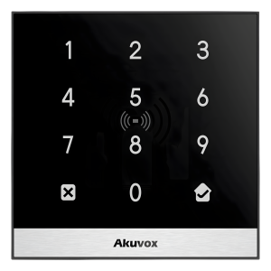 Teclado de Control de Acceso + Bracket de Instalación / Administración 100% en la Nube / Interfaz WEB / POE / Lector Prox 125 kHz / MIFARE 13.56MHz / NFC / APP Smart Plus / Control de 1 Puerta / PIN Para Visitas / IP65