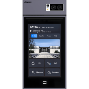 Videoportero Con Lector QR Físico / Incluye Bracket de Instalación / Pantalla 10 LCD / Cámara 5 MP / Acceso Por Rostro, Tarjeta, QR, Bluetooth, NFC, PIN / Llamada a App / Administración En La Nube