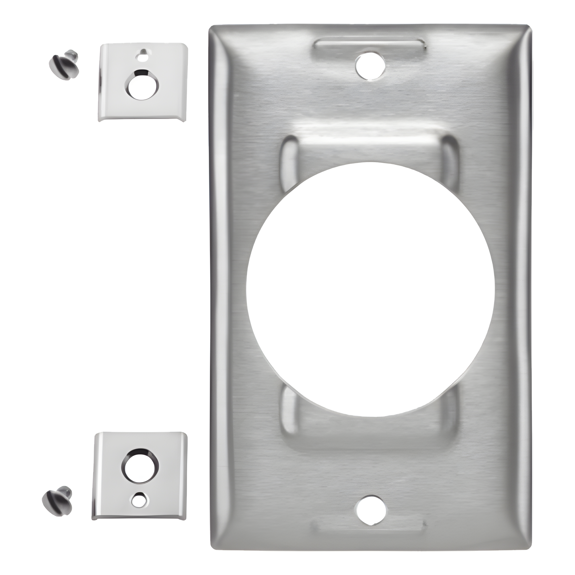 Hubbell hub-ss750 Placa de Acero Industrial de 1 Unidad / Para Paredes