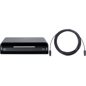Amplificador de Audio Streaming VSSL MA1 125W Clase D | 2 Canales | AirPlay 2 + Google Cast | Bluetooth 5.3 | HDMI eARC | Cable Óptico Toslink 4.6 m (15 ft) | Multiroom Audio