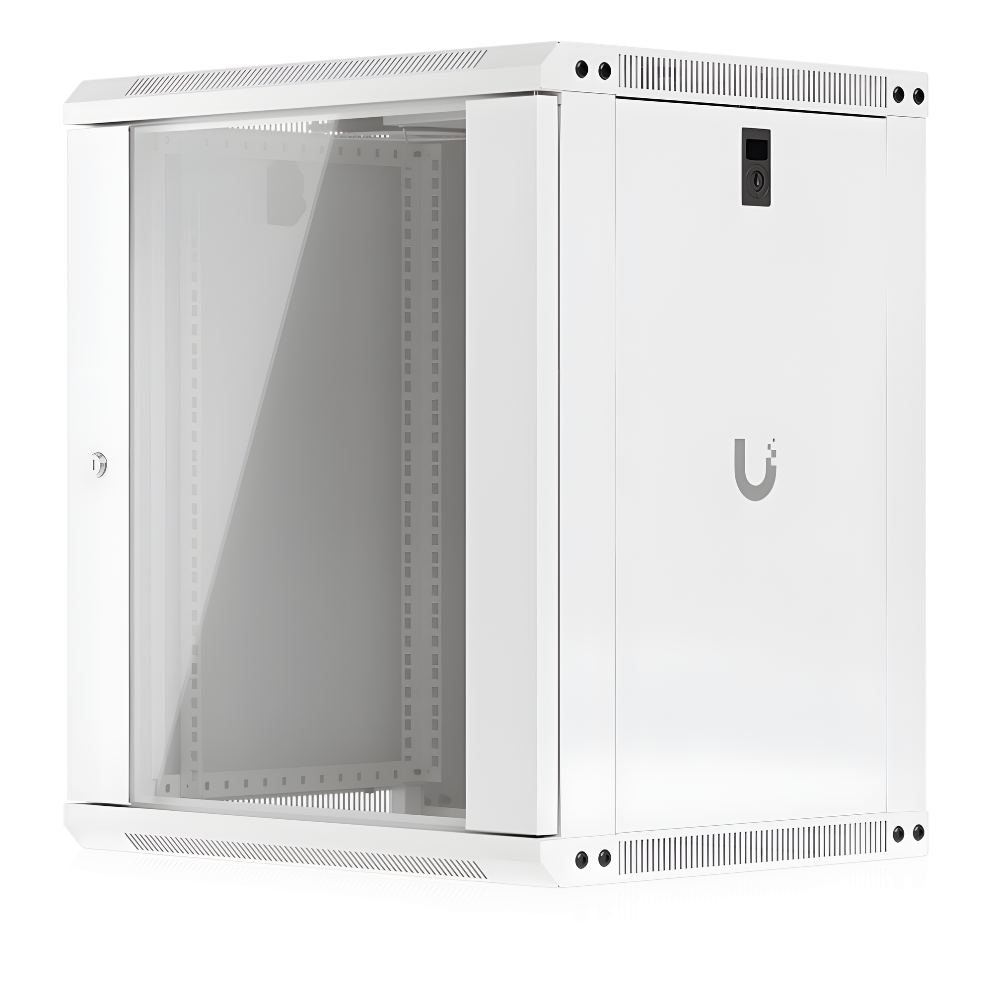 Ubiquiti uacc-rack-12u-wall-450-g UACC Rack Cabinet 12U (550 x 450 mm) - Gabinete Cerrado para Montaje en Pared con Puerta de Vidrio Templado