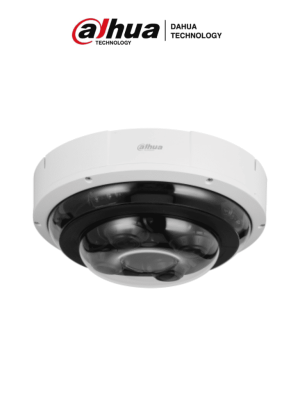 DAHUA DH-IPC-PDBW82041-B360-S2 - Cámara IP Panorámica Resolución de 4 x 5 MP/ Lente Mot. 2.8 a 12mm/ ? 360/ IR 30 mts/ IA WizMind/ Detección Facial/ Protección Perimetral/ Starlight/ PoE/ WDR/ H.265+/ IP67/ IK10/ E&S Alarma/ E&S Audio/ #LoNuevo