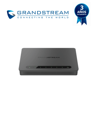 GRANDSTREAM GWN7001 - Router Gigabit VPN / Balanceador de Cargas, 6 puertos 10/100/1000 Mbps WAN/LAN, 30,000 sesiones NAT, Compatible con GWN Cloud, Amplias Funcionas de Firewall