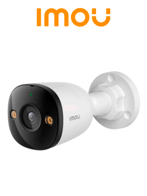 IMOU PS3D - 5MP Cámara Bullet, 5MP, PoE, IP67, H.265, Smart Color (Color 24/7), Detección de Humanos y Vehiculos, Microfono, Soporta Micro SD 512GB, AOR MODE, ONVIF #PEBF