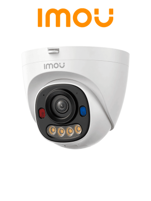 IMOU PS8D 3MP - Cámara Domo, 3MP, PoE, IP67, H.265, Smart Color, disuación activa, Detección de Humanos y Vehiculos, Microfono, Soporta Micro SD 512GB, AOR MODE, ONVIF #PEBF