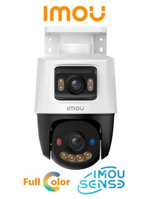 IMOU PS70F 10MP - Cámara PT, Doble Lente, 10 MP, PoE, IP67, H.265, Smart Color, disuación activa, Detección de Humanos y Vehiculos, Audio 2 vías, Soporta Micro SD 512GB,Weatherproof, Smart Tracking, ONVIF #PEBF