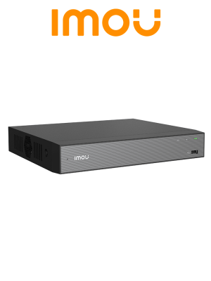 IMOU NVR-N118-8P-8A0E-N - NVR de 18 Canales / 8 Canales PoE/ H.265/ Audio Bidireccional/ Busqueda por Metadatos/ Hasta 4K/ 1 SATA hasta 16 TB/ ONVIF #NVR #POE