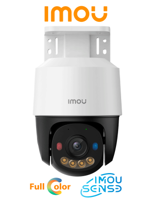 IMOU IPC-PS7FN-5M0 - Cámara IP PT 5 Megapixeles/ Lente 3.6mm/ Audio Bidireccional/ Disuasión Activa Mediante Luz Roja & Azul/ Soporta MicroSD de Hasta 512Gb/ AOR MODE/ 30Mts IR/ Para Exterior / #CAM #POE