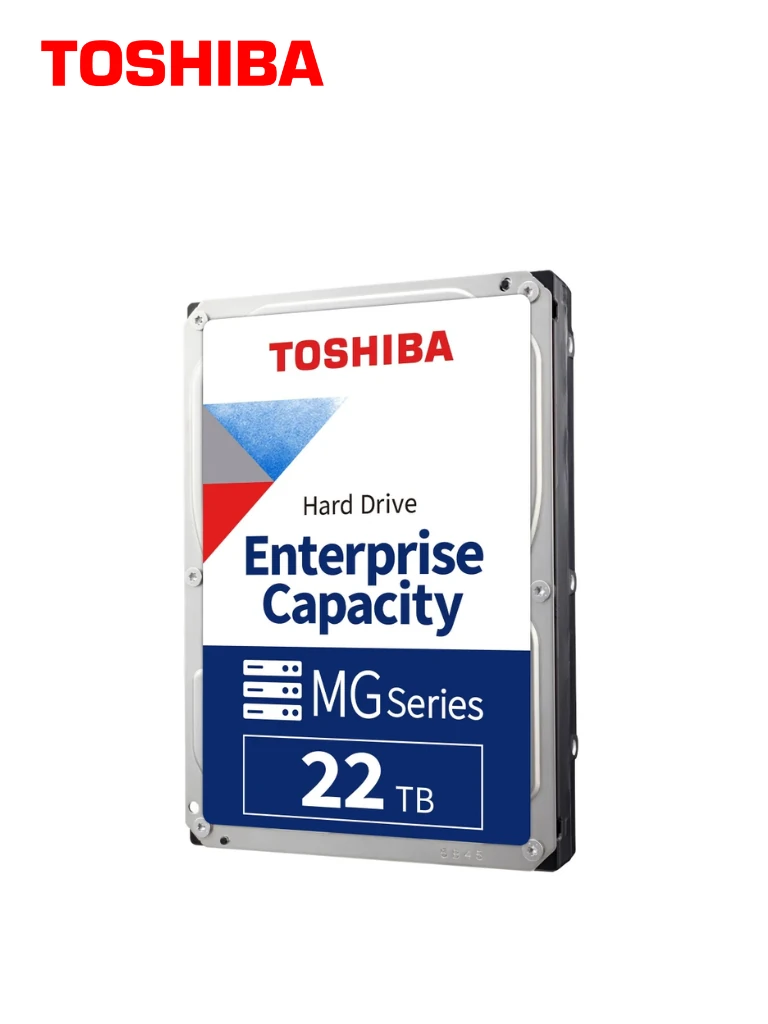TOSHIBA MG11ACA22TE - Disco duro de 22TB / Serie Enterprise / 3.5" / 7200 RPM /SATA III / Recomendado para videovigilancia y Servidores
