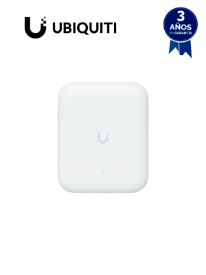 UBIQUITI U7-OUTDOOR- AP para exterior WIFI 7 con radio de 6Ghz, puerto RJ45 2.5GbE, 200 dispositivos simultaneos, ancho de haz de antena ajustable por software, alimentación POE 802-3at