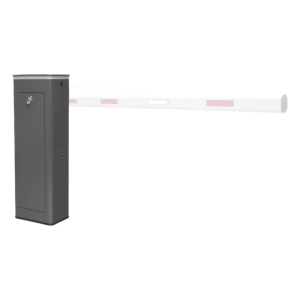 Accesspro xbs-8003-r Barrera Vehicular Derecha / Soporta Brazo Recto de Hasta 8 Metros / Soporta Brazo Articulado de 6 Metros / Movimiento fluido / Diseño Elegante Color Gris / Con Corona Led Semaforizada