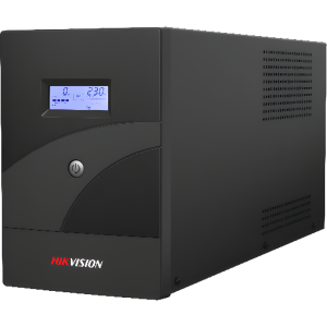 Hikvision ds-ups3000-r/x UPS de 3000 VA / 1800 W / Pantalla LCD / Protección Contra Sobrecarga y Descarga / Entrada y Salida 120 VCA / 8 Tomas NEMA 5-15R (Todos con Respaldo)
