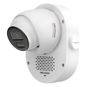 Hikvision ds-2ce73df0t-lxts Cámara Turret TURBOHD 2 Megapixel (1080p) / Imagen a Color 24/7 con Apertura F1.0 / Audio Bidireccional y Sirena / Luz Blanca e IR 40 m (131.2 ft) / IP67 / Smart-Hybrid Light / 3D DNR
