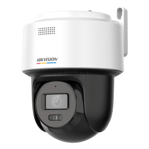 Hikvision ds-2ce60kf0t-ptlxts [ColorVu + Dual Light] Cámara Exterior PT TurboHD 3K  / Audio Bidireccional y Sirena / Luz Blanca 40 m / IP66 / -30°C a 60°C / Material Plástico