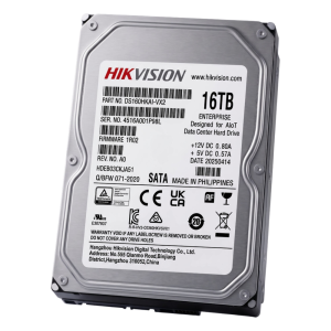 Hikvision ds160hkai-vx2 Disco Duro Empresarial / 16 TB / 3.5 pulgadas / SATA 6 Gbit/s / 7200 RPM / Caché 1024 MB / 24x7 / 550 TB/Año
