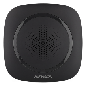 Hikvision ds-ps1-i-wb(b)/black (AX PRO) Sirena Inalámbrica Interior / Color Negro / 110 dB / Estrobo Color Azul