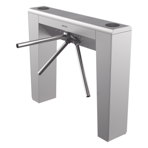 Hikvision ds-k3g301lx-r/dm55 Torniquete Estético Trípode Bidireccional de Acero Inoxidable / 2 Millones de Ciclos MCBF / Interior y Exterior Protegido / LEDs indicadores de Entrada y Salida / Tipo Puente