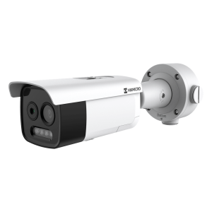 Hikvision hm-td2628t-3/g1/t3a (HIKMICRO) Cámara Bala IP Bi-Espectral / Térmica (256 X 192 / 3.6 mm) + Óptica (5 MP / 4.3 mm) / IA GUANLAN / Rango: -20°C a 650°C / 2°C Tolerancia / Detección de Fuego y Humo / Alarma Visual y Audible / Dual Light