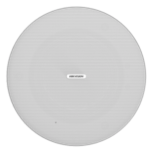 Hikvision ds-qaz1610g1-be/white(b) Bocina (Altavoz IP) Con Bluetooth | Montaje en plafón | 10 Watts | No requiere amplificador | Tweeter 1.0 pulgadas | Woofer 6.5 pulgadas| Entrada de alarma | PoE+ | Soporta bocinas auxiliares | Voceo en tiempo real | Alarma Programable | Sín