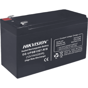 Hikvision ds-upsb1207-r/b Bateria de Plomo Ácido / 12 VCD / 7 Amp / Ideal para UPS, EPS y Uso General / Certificación CE