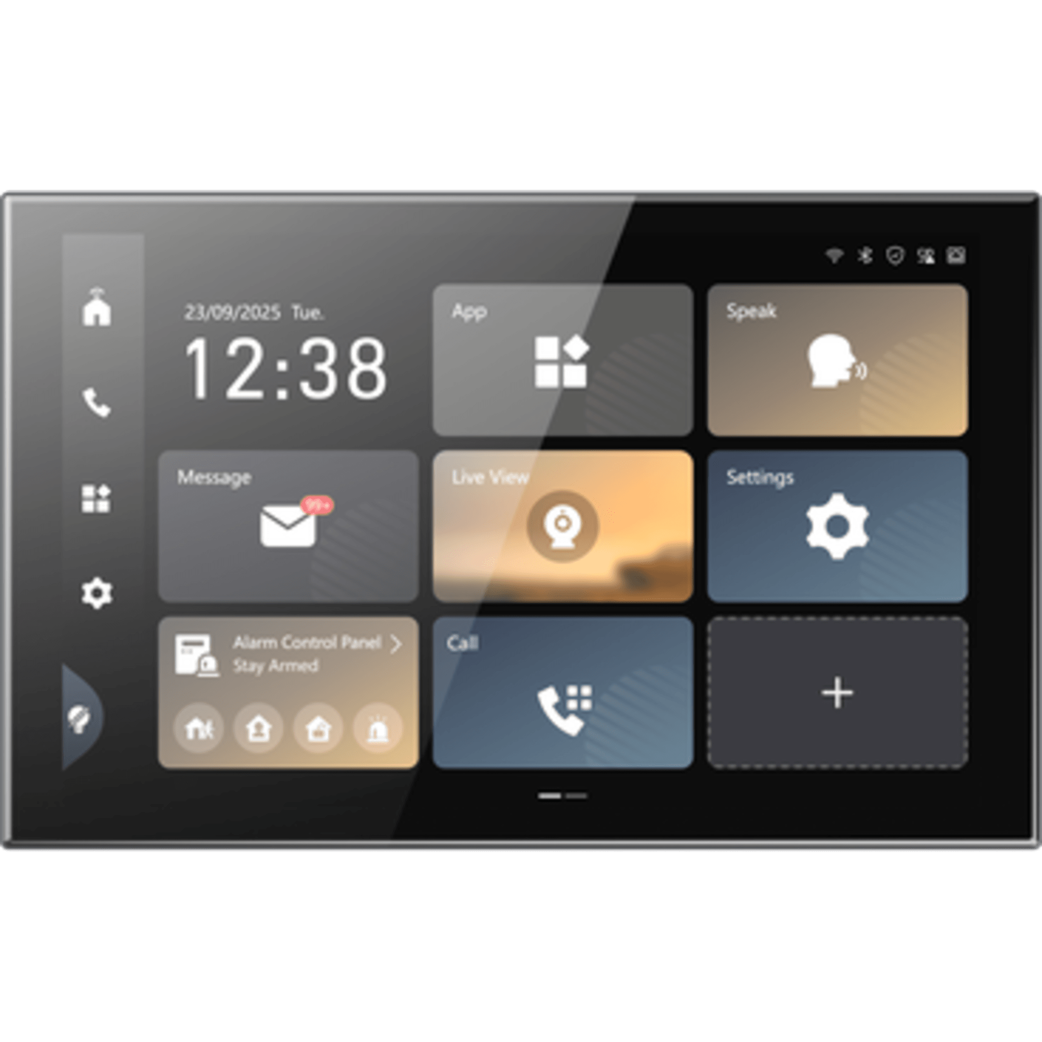 Hikvision ds-kh9570-wte1/demo Monitor Touch Inteligente WiFi 6 / 10.1 (1920 X 1200) / Android 14 / PoE / 2 Micrófonos y 2 Bocinas Integrados / Gestión Unificada de Seguridad / TALKVU