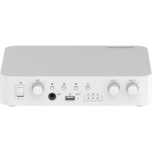 Hikvision ds-qae1a80g1-vbst/demo Amplificador | Compatible con Spotify | Bluetooth | 2 Canales | 40 W por Canal | 100V COM x 2 | Musica Ambiental