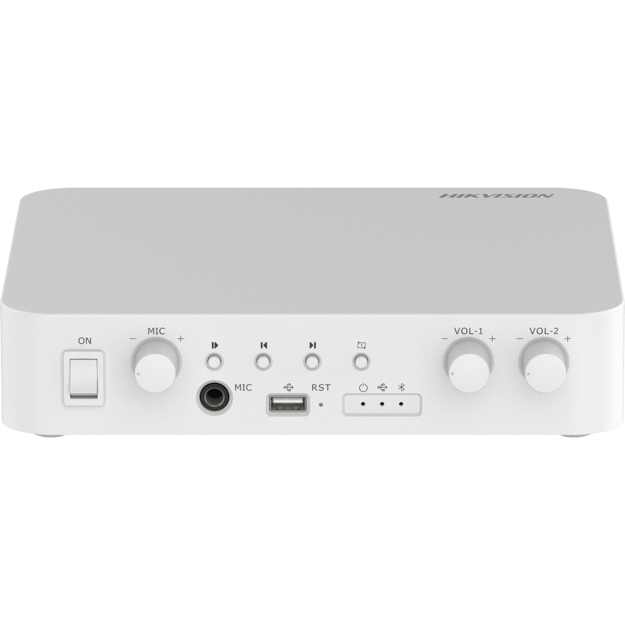 Hikvision ds-qae1a80g1-vbst/demo Amplificador | Compatible con Spotify | Bluetooth | 2 Canales | 40 W por Canal | 100V COM x 2 | Musica Ambiental