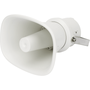 Hikvision ds-qaz1325g1tc/demo Bocina (Altavoz IP ) | Tipo Trompeta | 25 Watts | No requiere amplificador | 24VCD | Exterior IP67 | Metal | Entrada de alarma | Voceo en tiempo real | Calendarización de audios | Síntesis de Voz (TTS)