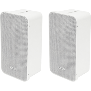 Hikvision ds-qae0420g1-v/demo KIT DE Bocinas Tipo Columna | 20 Watts | 100 V | Rejilla de Metal | Montaje en L | Exterior IP66 | Música Ambiental