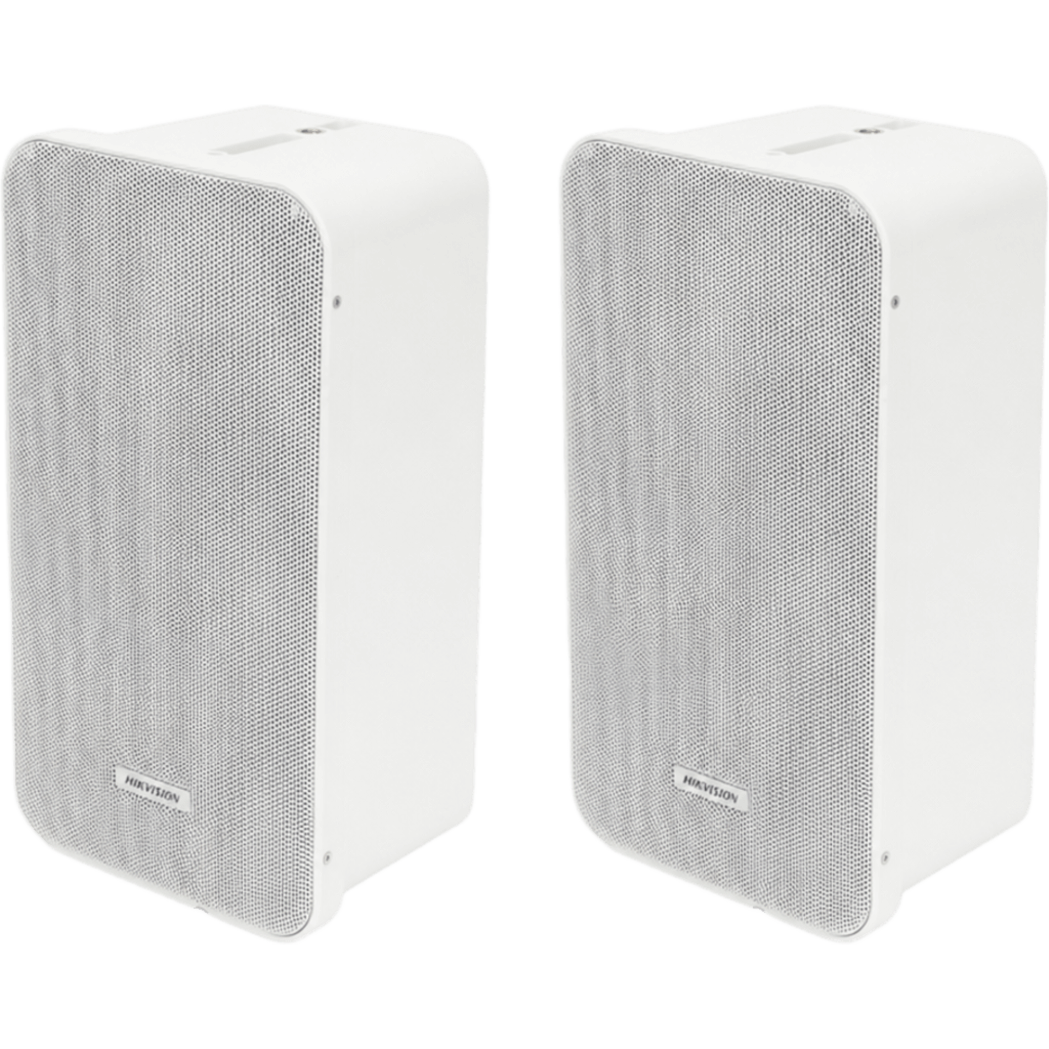 Hikvision ds-qae0420g1-v/demo KIT DE Bocinas Tipo Columna | 20 Watts | 100 V | Rejilla de Metal | Montaje en L | Exterior IP66 | Música Ambiental