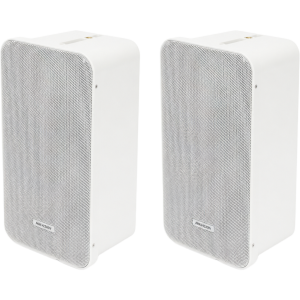 Hikvision dsqae0420g1v/kit KIT DE Bocinas Tipo Columna | 20 Watts | 100 V | Rejilla de Metal | Montaje en L | Exterior IP66 | Música Ambiental