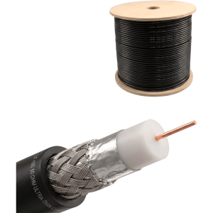 Linkedpro lp195/100mts Rollo de 100 Metros de LP195 de 50 Ohms | Cable Coaxial Profesional