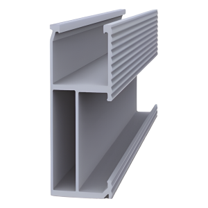 Epcom Powerline epl-sr5-4400 Riel 5 para montaje de módulos fotovoltaicos de aluminio anodizado de 4400mm.