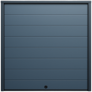 Accesspro sec-door12-21l Seccion para puerta de Garage / Lisa / Linea Central / Panel de 21 / Color GRIS / 12 pies Ancho / Estilo Americana.